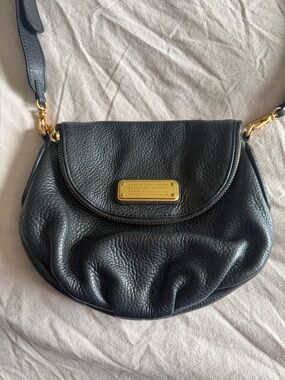 Marc by Marc Jacobs Black Pebbled Leather Crossbody Bag